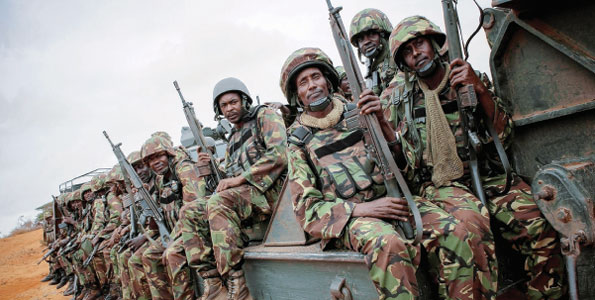 KDF Troop Movement In Southern Somalia