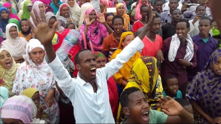ONLF Held A Rally In Qabridahare