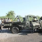 Roadside Bomb Blast Targets Government Troops