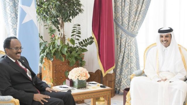 MW Farmaajo Iyo Amiirka Qatar oo Ka Hadlay Xaalada Soomaaliya Iyo Hub Uruursi Ka Socdo Muqdisho