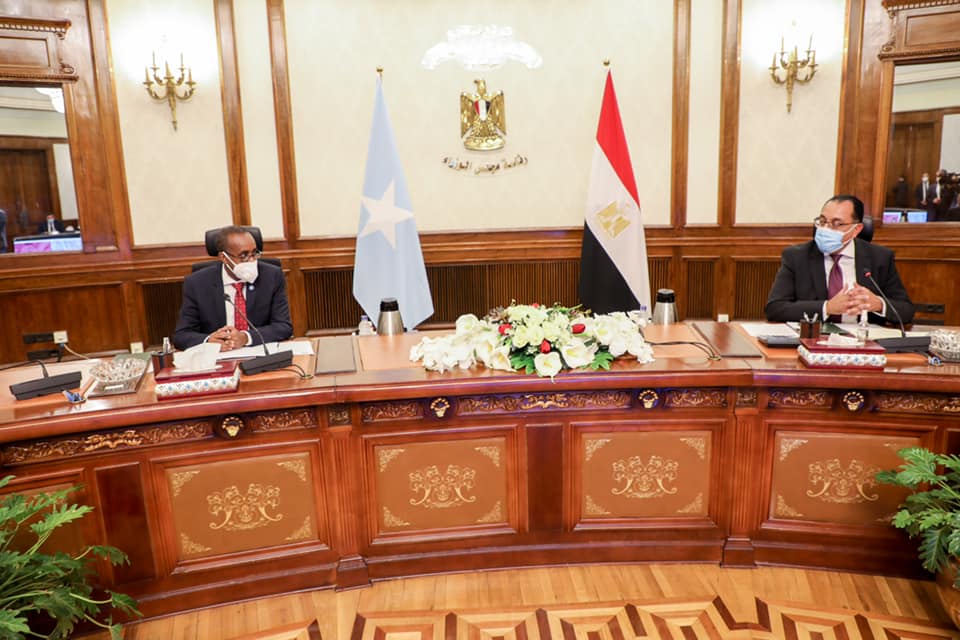 Somali PM Arrives In Cairo & Signs Bilateral Agreement With Egyptian Counterpart